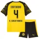 Borussia Dortmund Nico Schlotterbeck 4 Dětský Domácí Dres 2025/26