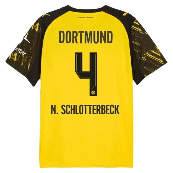 Borussia Dortmund Nico Schlotterbeck 4 Domácí Dres 2025/26 Borussia Dortmund Nico Schlotterbeck 4 Domácí Dres 2025/26