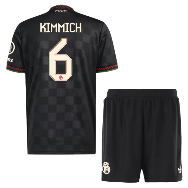 FC Bayern Mnichov Joshua Kimmich 6 Dětský Třetí Dres 2025/26 FC Bayern Mnichov Joshua Kimmich 6 Dětský Třetí Dres 2025/26
