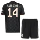 FC Bayern Mnichov Luis Díaz 14 Dětský Třetí Dres 2025/26 FC Bayern Mnichov Luis Díaz 14 Dětský Třetí Dres 2025/26