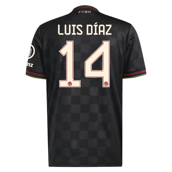 FC Bayern Mnichov Luis Díaz 14 Třetí Dres 2025/26