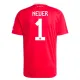 FC Bayern Mnichov Manuel Neuer 1 Dětský Brankářské Dres 2025/26 Červená