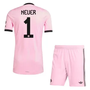 FC Bayern Mnichov Manuel Neuer 1 Dětský Brankářské Dres 2025/26 Růžová