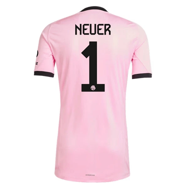 FC Bayern Mnichov Manuel Neuer 1 Dětský Brankářské Dres 2025/26 Růžová