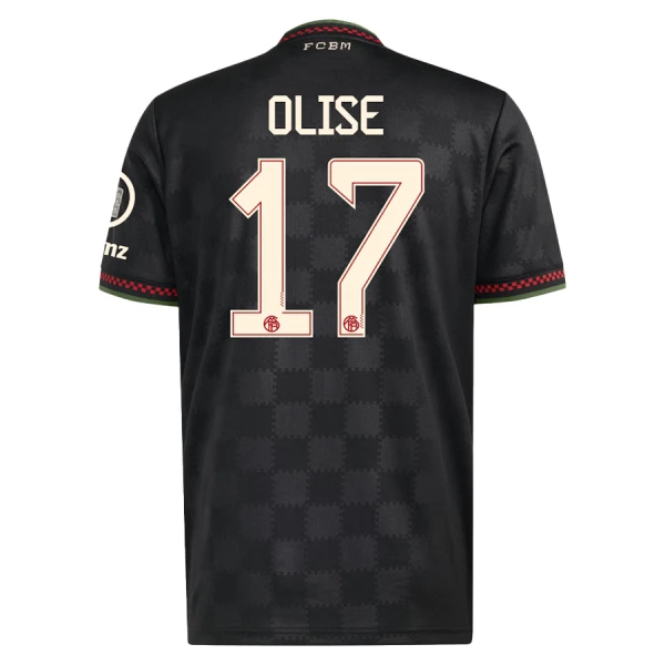 FC Bayern Mnichov Michael Olise 17 Třetí Dres 2025/26 FC Bayern Mnichov Michael Olise 17 Třetí Dres 2025/26