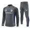 Feyenoord Rotterdam Tréninková Souprava s Mikinou na 1/4 Zip 2025/26 Šedá