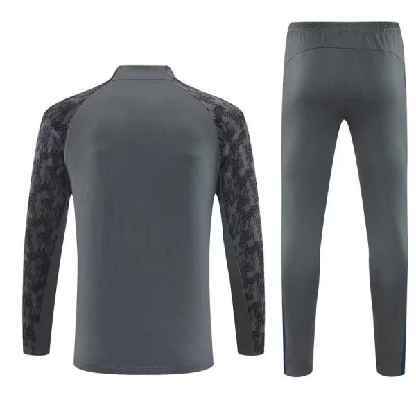 Feyenoord Rotterdam Tréninková Souprava s Mikinou na 1/4 Zip 2025/26 Šedá