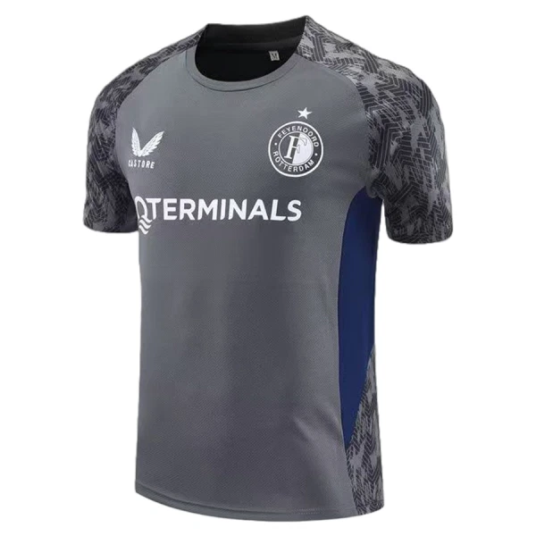 Feyenoord Rotterdam Tréninkové Tričko 2025/26 Šedá