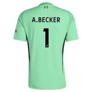 Liverpool Alisson Becker 1 Brankářské Dres 2025/26 Zelená