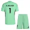 Liverpool Alisson Becker 1 Dětský Brankářské Dres 2025/26 Zelená