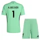 Liverpool Alisson Becker 1 Dětský Brankářské Dres 2025/26 Zelená Liverpool Alisson Becker 1 Dětský Brankářské Dres 2025/26 Zelená