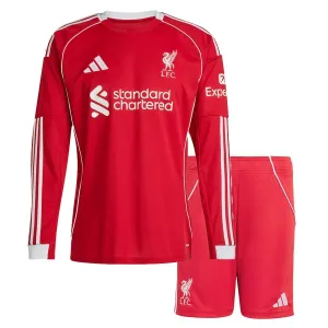 Liverpool Dětský Domácí Dres 2025/26 - Dlouhý Rukáv