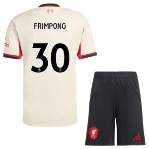 Liverpool Jeremie Frimpong 30 Dětský Venkovní Dres 2025/26