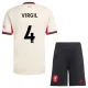 Liverpool Virgil van Dijk 4 Dětský Venkovní Dres 2025/26