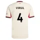 Liverpool Virgil van Dijk 4 Dětský Venkovní Dres 2025/26