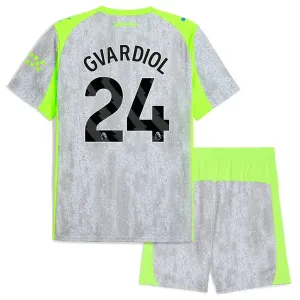 Manchester City Josko Gvardiol 24 Dětský Třetí Dres 2025/26