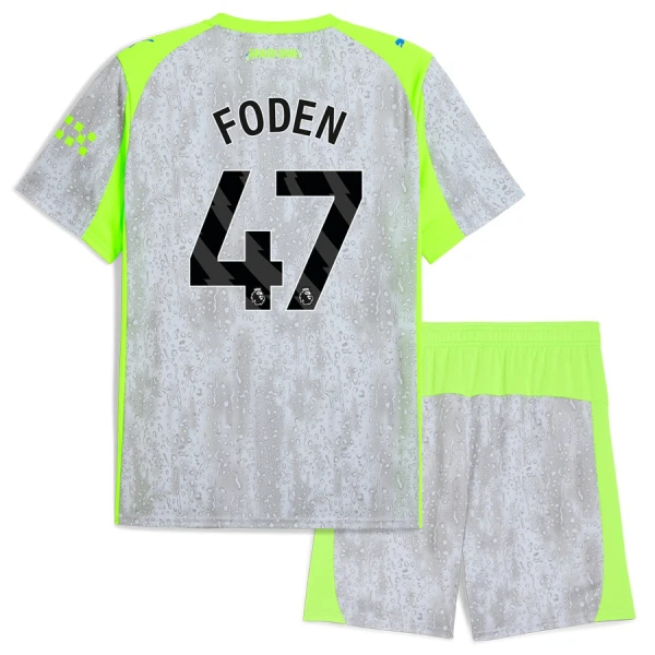 Manchester City Phil Foden 47 Dětský Třetí Dres 2025/26