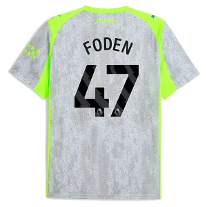 Manchester City Phil Foden 47 Třetí Dres 2025/26