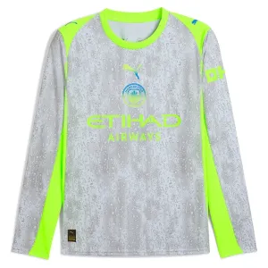 Manchester City Třetí Dres 2025/26 - Dlouhý Rukáv