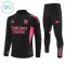 Arsenal Dětský Tréninková Souprava s Mikinou na 1/4 Zip 2025/26 Černá