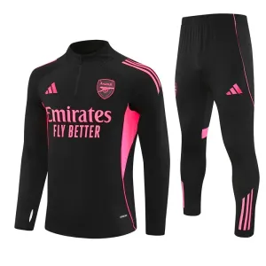 Arsenal Tréninková Souprava s Mikinou na 1/4 Zip 2025/26 Černá