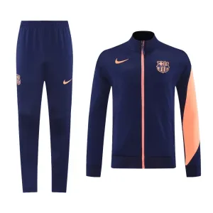 Barcelona Tréninková Bunda Souprava 2025/26 Tmavě modrá