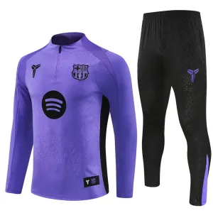 FC Barcelona Tréninková Souprava s Mikinou na 1/4 Zip 2025/26 Fialová