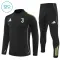 Juventus Dětský Tréninková Souprava s Mikinou na 1/4 Zip 2025/26 Černá