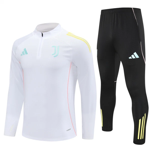 Juventus Tréninková Souprava s Mikinou na 1/4 Zip 2025/26 Bílá