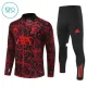 Liverpool Dětský Tréninková Souprava s Mikinou na 1/4 Zip 2025/26 Černá Liverpool Dětský Tréninková Souprava s Mikinou na 1/4 Zip 2025/26 Černá