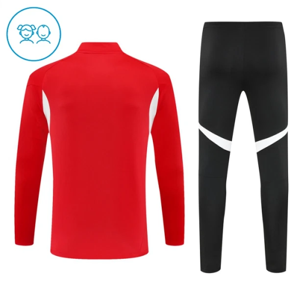 Liverpool Dětský Tréninková Souprava s Mikinou na 1/4 Zip 2025/26 Červená