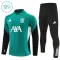 Liverpool Dětský Tréninková Souprava s Mikinou na 1/4 Zip 2025/26 Zelená