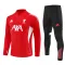 Liverpool Tréninková Souprava s Mikinou na 1/4 Zip 2025/26 Červená