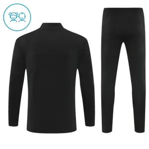 Manchester City Dětský Tréninková Souprava s Mikinou na 1/4 Zip 2025/26 Černá