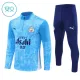 Manchester City Dětský Tréninková Souprava s Mikinou na 1/4 Zip 2025/26 Modrá Manchester City Dětský Tréninková Souprava s Mikinou na 1/4 Zip 2025/26 Modrá