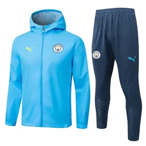 Manchester City Mikina s Kapucí 2025/26 Modrá