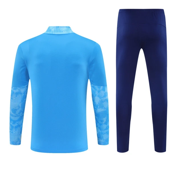 Manchester City Tréninková Souprava s Mikinou na 1/4 Zip 2025/26 Modrá