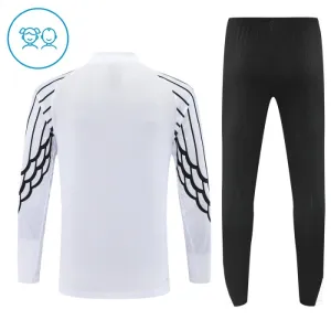 PSG Dětský Tréninková Souprava s Mikinou na 1/4 Zip 2025/26 Bílá