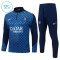 PSG Dětský Tréninková Souprava s Mikinou na 1/4 Zip 2025/26 Modrá