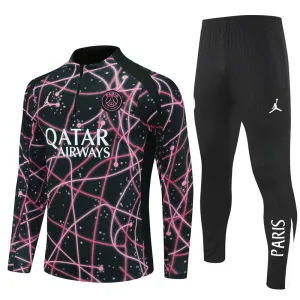 PSG Tréninková Souprava s Mikinou na 1/4 Zip 2025/26 Černá