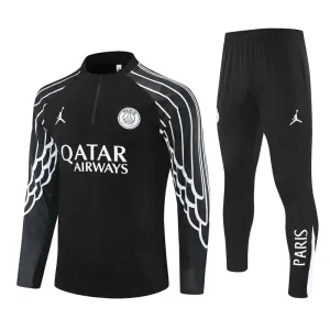 PSG Tréninková Souprava s Mikinou na 1/4 Zip 2025/26 Černá