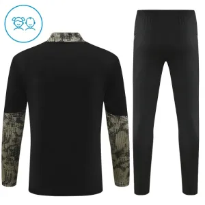 PSV Eindhoven Dětský Tréninková Souprava s Mikinou na 1/4 Zip 2025/26 Černá