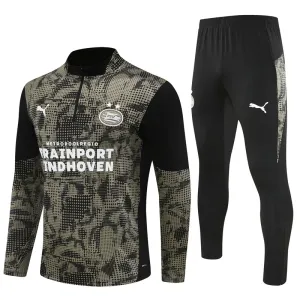 PSV Eindhoven Tréninková Souprava s Mikinou na 1/4 Zip 2025/26 Černá