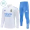 Real Madrid Dětský Tréninková Souprava s Mikinou na 1/4 Zip 2025/26 Bílá