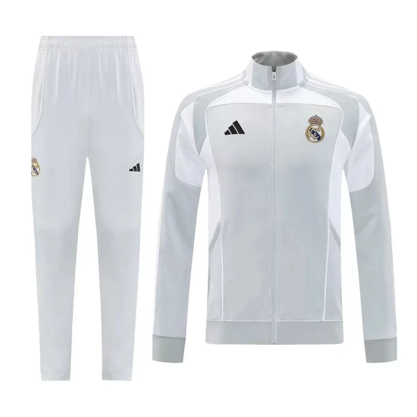 Real Madrid Tréninková Bunda Souprava 2025/26 Šedá