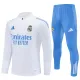 Real Madrid Tréninková Souprava s Mikinou na 1/4 Zip 2025/26 Bílá Real Madrid Tréninková Souprava s Mikinou na 1/4 Zip 2025/26 Bílá