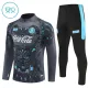 SSC Napoli Dětský Tréninková Souprava s Mikinou na 1/4 Zip 2025/26 Černá SSC Napoli Dětský Tréninková Souprava s Mikinou na 1/4 Zip 2025/26 Černá