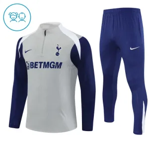 Tottenham Hotspur Dětský Tréninková Souprava s Mikinou na 1/4 Zip 2025/26 Šedá