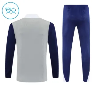 Tottenham Hotspur Dětský Tréninková Souprava s Mikinou na 1/4 Zip 2025/26 Šedá