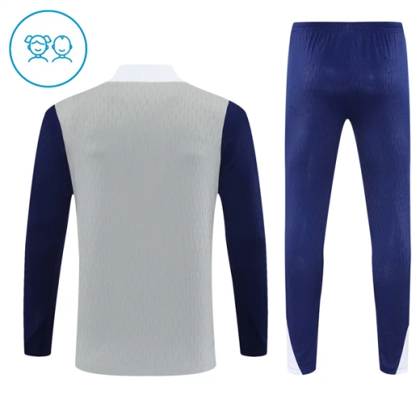 Tottenham Hotspur Dětský Tréninková Souprava s Mikinou na 1/4 Zip 2025/26 Šedá